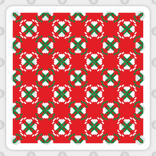 Christmas greeting pattern Sticker by ilhnklv